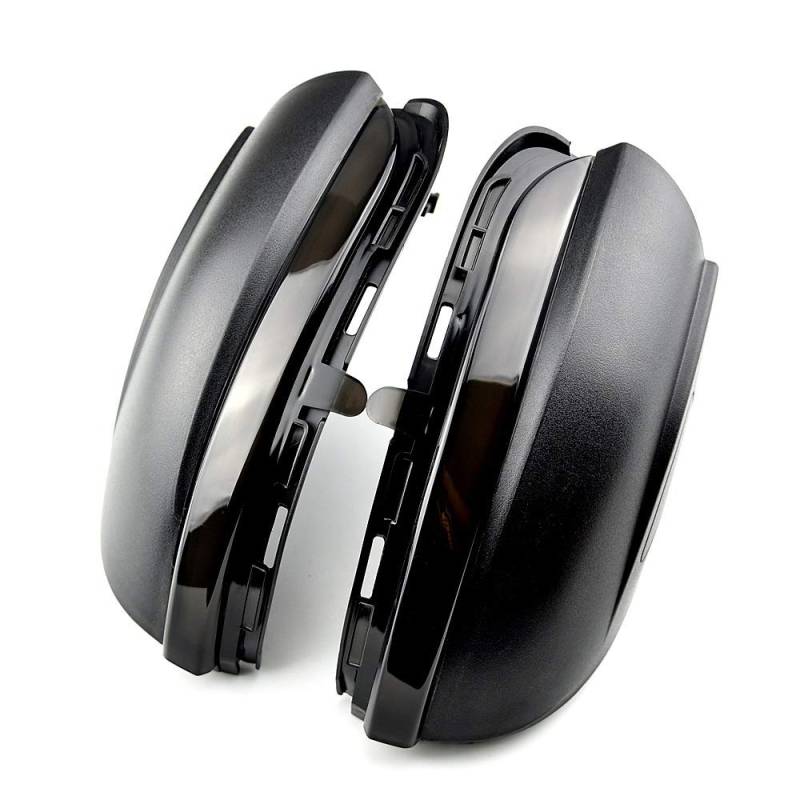 Indicator Rear View,Spiegelblinker Passend für VW Golf 6 MK6 GTI R32 08-14 Touran Dynamic Blinker Licht Seitenflügel Rückspiegelanzeige Lampe Mit Bodenschale(No holes) von Ymnilian