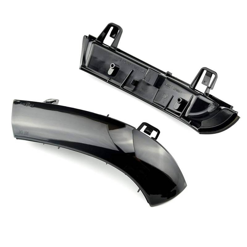 Indicator Rear View,Spiegelblinker Wasser Blinzeln Dynamische Fließende Seitenspiegel Blinker Signal Licht Passend für VW Passat B5.5 B6 R36 R32 Jetta MK5 Golf 5 GTI Superb von Ymnilian