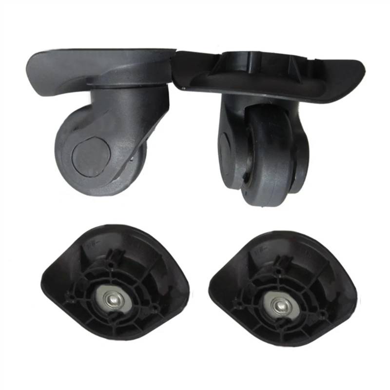 Kofferrollen Ersatzrollen,Koffer Ersatzrollen 1 paar A19 Ersatz Gepäck Räder Reparatur DIYAccessories for Reise Koffer(Small black) von Ymnilian