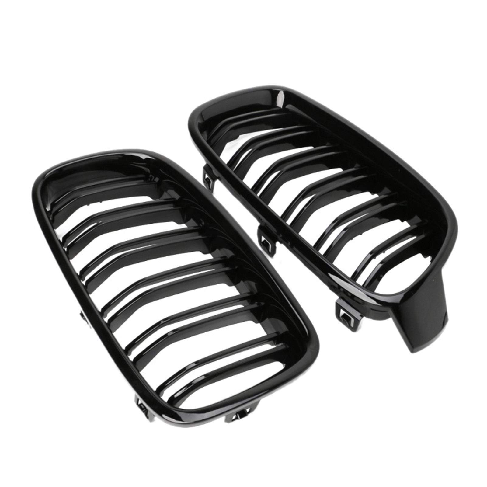 Kühlergrill,Kühlergrill Streifen 1Pair Black Front Grille/Roste Nieren Passend für BMW 3-Series Car Styling Kühlergrill,Kühlergrill Streifen 1Pair Black Front Grille/Roste Nieren Passend für BMW 3-Series Car Styling von Ymnilian