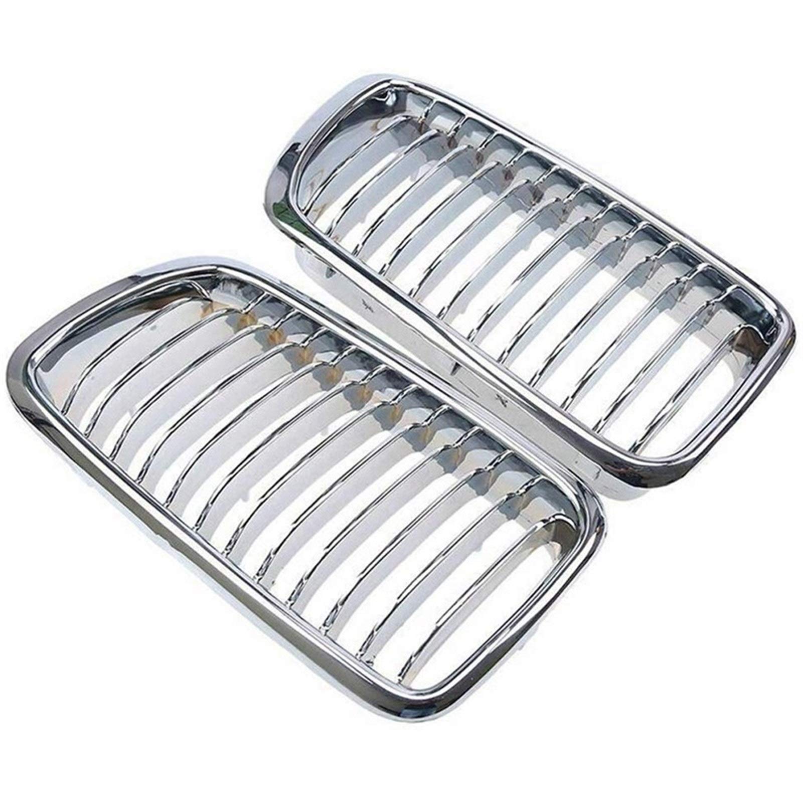 Kühlergrill,Kühlergrill Streifen 1Pair vorne Kidney-Grill-Grill Passend für BMW 7-Series E38 730IL / 735I / 725Tds / 728I / 750I Limousine vorne Grill Grille Refit Kühlergrill,Kühlergrill Streifen 1Pair vorne Kidney-Grill-Grill Passend für BMW 7-Series E38 730IL / 735I / 725Tds / 728I / 750I Limousine vorne Grill Grille Refit von Ymnilian