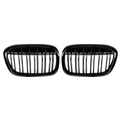 Kühlergrill,Kühlergrill Streifen Gloss Black Frontstoßstange Kidney Grill Gitter Passend für BMW X1 F48 F49 2016-IN Kühlergrill,Kühlergrill Streifen Gloss Black Frontstoßstange Kidney Grill Gitter Passend für BMW X1 F48 F49 2016-IN von Ymnilian
