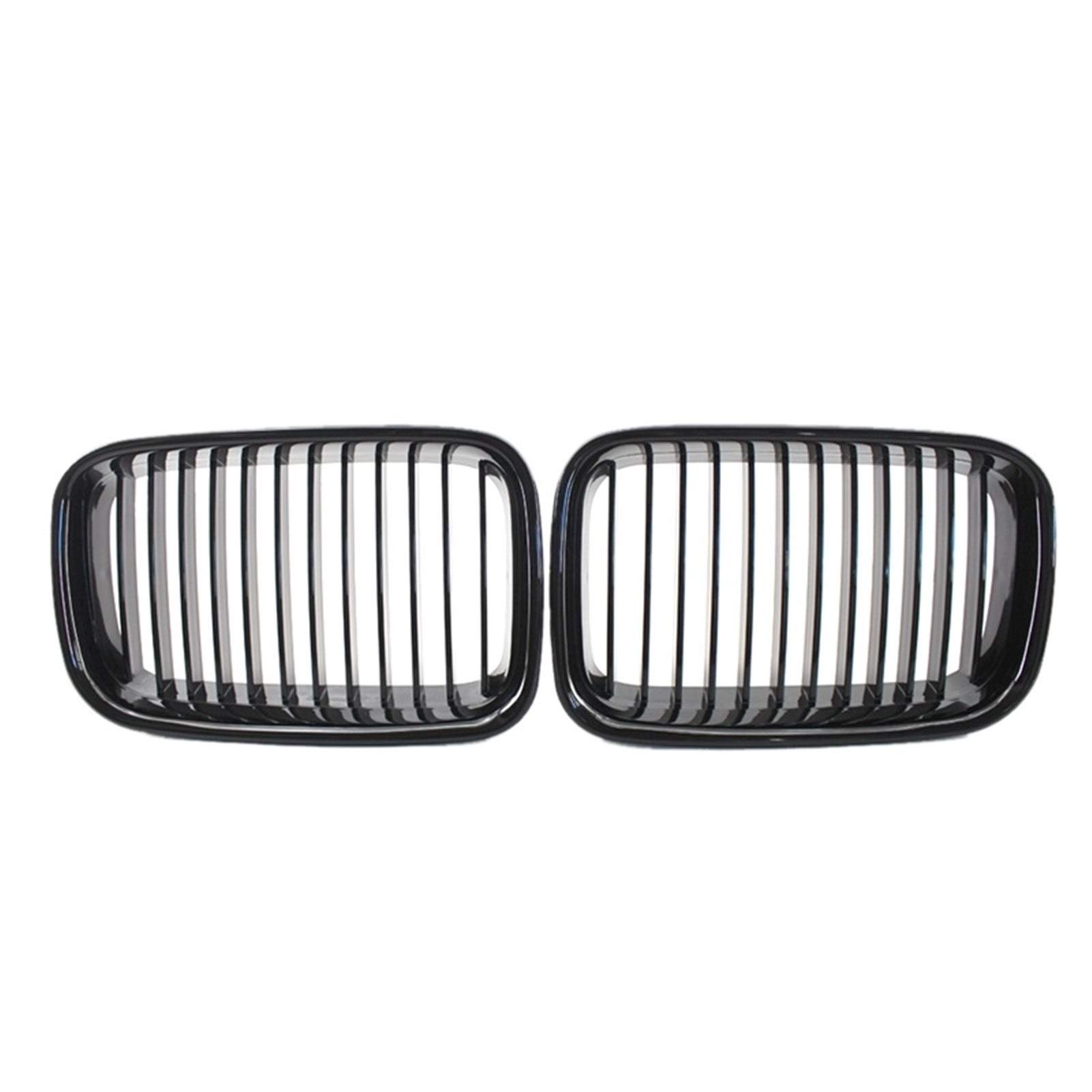 Kühlergrill,Kühlergrill Streifen Ierengitter Grill Gloss Black Passend für BMW Racing Grill Kühlergrill,Kühlergrill Streifen Ierengitter Grill Gloss Black Passend für BMW Racing Grill von Ymnilian