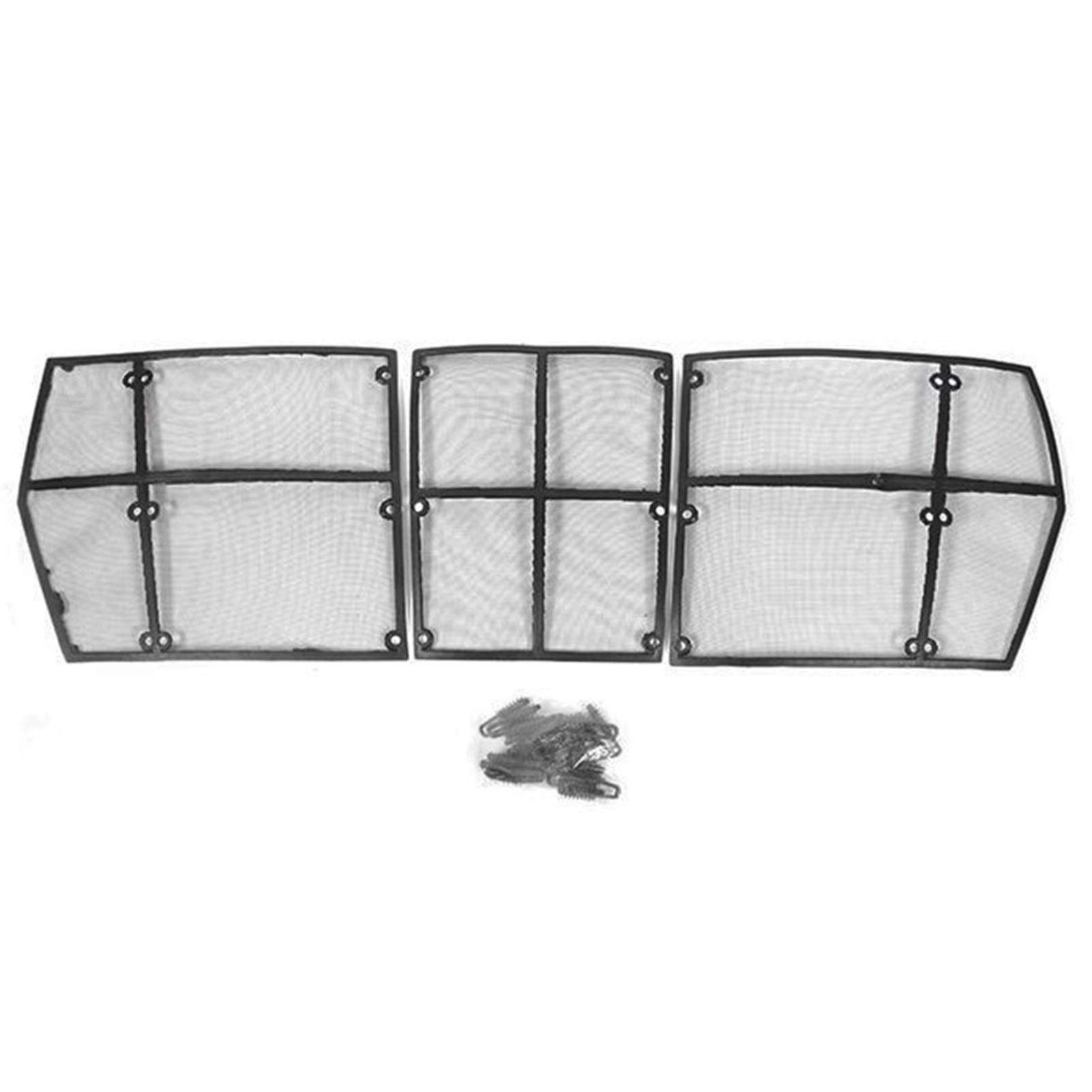 Kühlergrill,Kühlergrill Streifen Passend für Edelstahl Auto Insektennetz Frontgrill Net Passend für Toyota Land Cruiser 200 LC200 FJ200 2008-2018 2019 2020 Zubehör-Screening(2008 2015) von Ymnilian