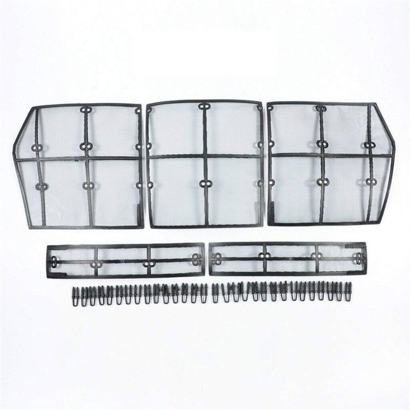Kühlergrill,Kühlergrill Streifen Passend für Edelstahl Auto Insektennetz Frontgrill Net Passend für Toyota Land Cruiser 200 LC200 FJ200 2008-2018 2019 2020 Zubehör-Screening(2016 2020) von Ymnilian