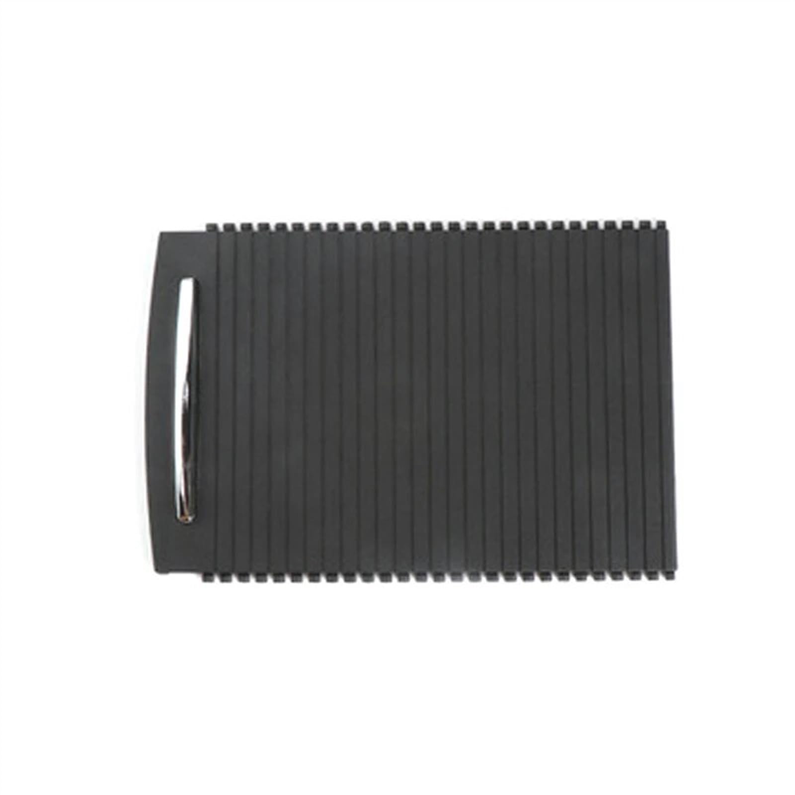 Mittelkonsolen Rollo Abdeckung Auto-Heckkonsolen-Ablagefach-Abdeckung, Schiebe-Rollo-Abdeckung, Wasserbecherhalter, Vorhang-Ersatz(Black) von Ymnilian
