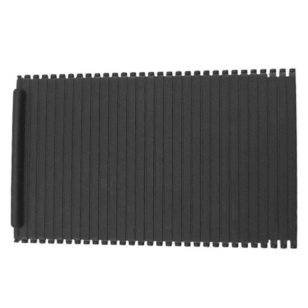 Mittelkonsolen Rollo Abdeckung Car Center Console Cover Slide Roller Blind Cover Water Cup Halter Vorhang Innenzubehör Passend für BMW X5 E53 1998-2006 von Ymnilian