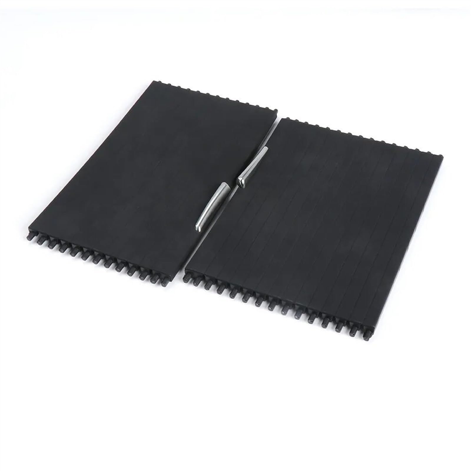 Mittelkonsolen Rollo Abdeckung Innenraum-Wasserbecher-Regal, Auto-Mittelkonsolen-Abdeckung, Schieberollo, Auto-Getränkehalter-Abdeckung(1 Pair) von Ymnilian