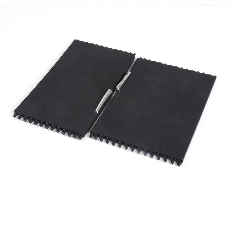 Mittelkonsolen Rollo Abdeckung Innenraum-Wasserbecher-Regal, Auto-Mittelkonsolen-Abdeckung, Schieberollo, Auto-Getränkehalter-Abdeckung(1 Pair) von Ymnilian