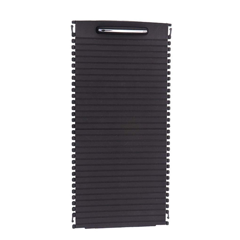 Mittelkonsolen Rollo Abdeckung Panel-Rollenabdeckung Cap-Center-Konsole Wasser-Becher-Halter-Ersatz Passend für Mercedes Benz W204 W212(Brown) von Ymnilian