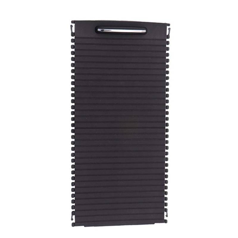 Mittelkonsolen Rollo Abdeckung Panel-Rollenabdeckung Cap-Center-Konsole Wasser-Becher-Halter-Ersatz Passend für Mercedes Benz W204 W212(Brown) von Ymnilian