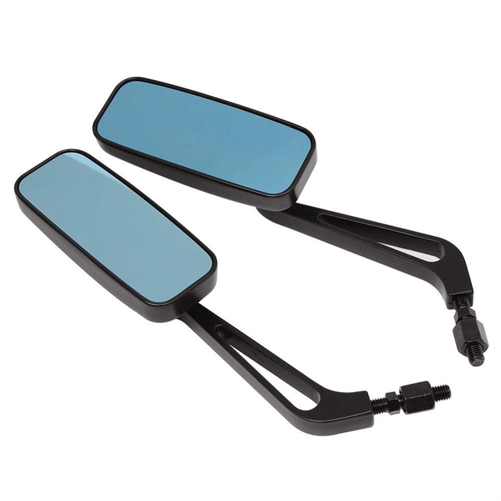 Motorrad Spiegel,Lenkerendenspiegel Universal-Motorrad-Rückspiegel Platz Convex Seitenspiegel Blue Glass 8mm 10mm Motorrad Spiegel,Lenkerendenspiegel Universal-Motorrad-Rückspiegel Platz Convex Seitenspiegel Blue Glass 8mm 10mm von Ymnilian