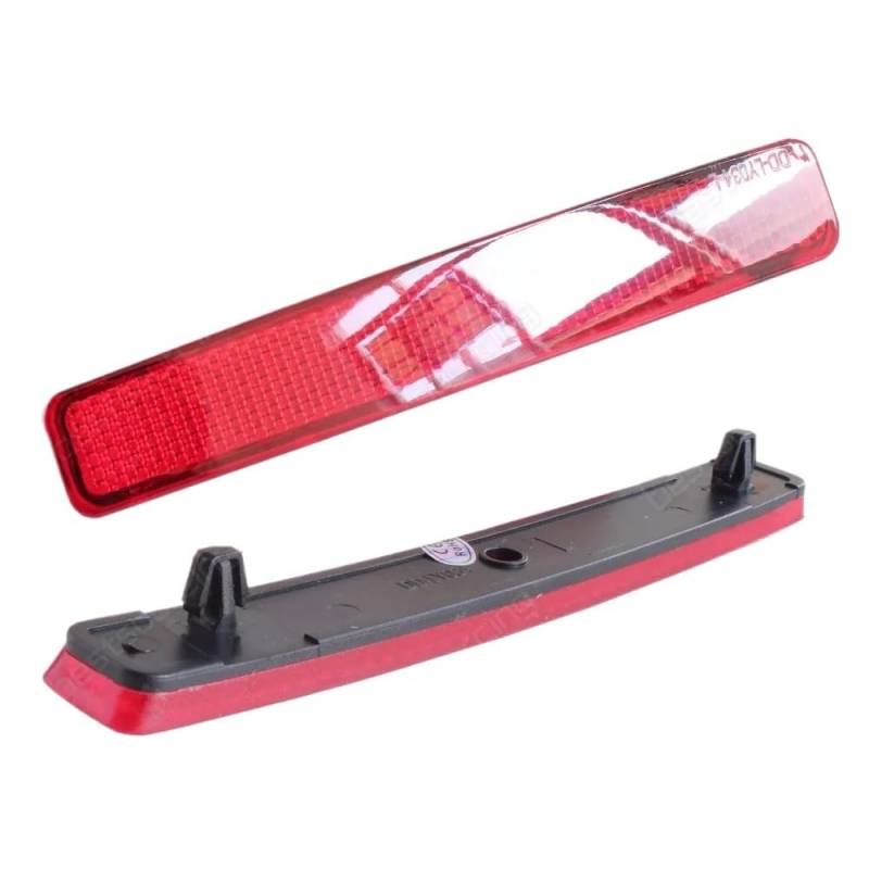 Nebelschlussleuchte,RüCkleuchten 2X Passend für VW T5 Rot Hinten Stoßstange Reflektor 2003-2011 von Ymnilian
