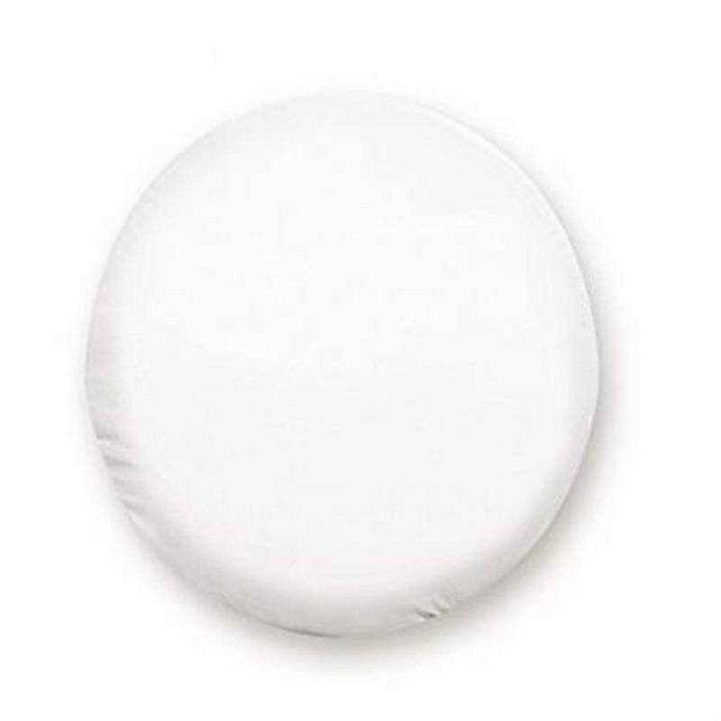 Reserveradabdeckung,Reifentaschen 1Pcs Auto Pure White 13 '', 14", 15", 16", 17", 18 '' Zoll-PVC-PU-Ersatzreifen-Reifen-Rad-Ventil-Abdeckung Räder Zubehör(18 inch) von Ymnilian