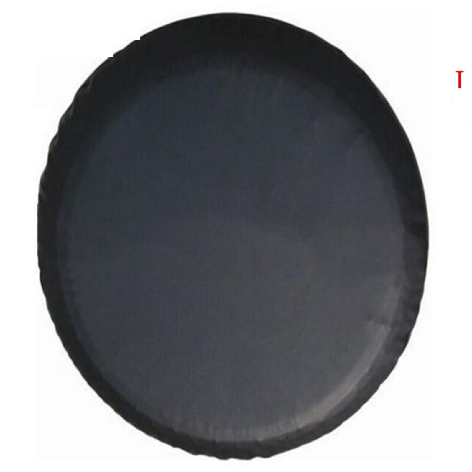 Reserveradabdeckung,Reifentaschen 1Pcs Pure Black 13 '', 14", 15", 16", 17" 18''inch PVC PU Ersatzreifen Reifen-Rad-Ventil-Abdeckung for Fahrzeuge Felgen Zubehör(18 inch) von Ymnilian
