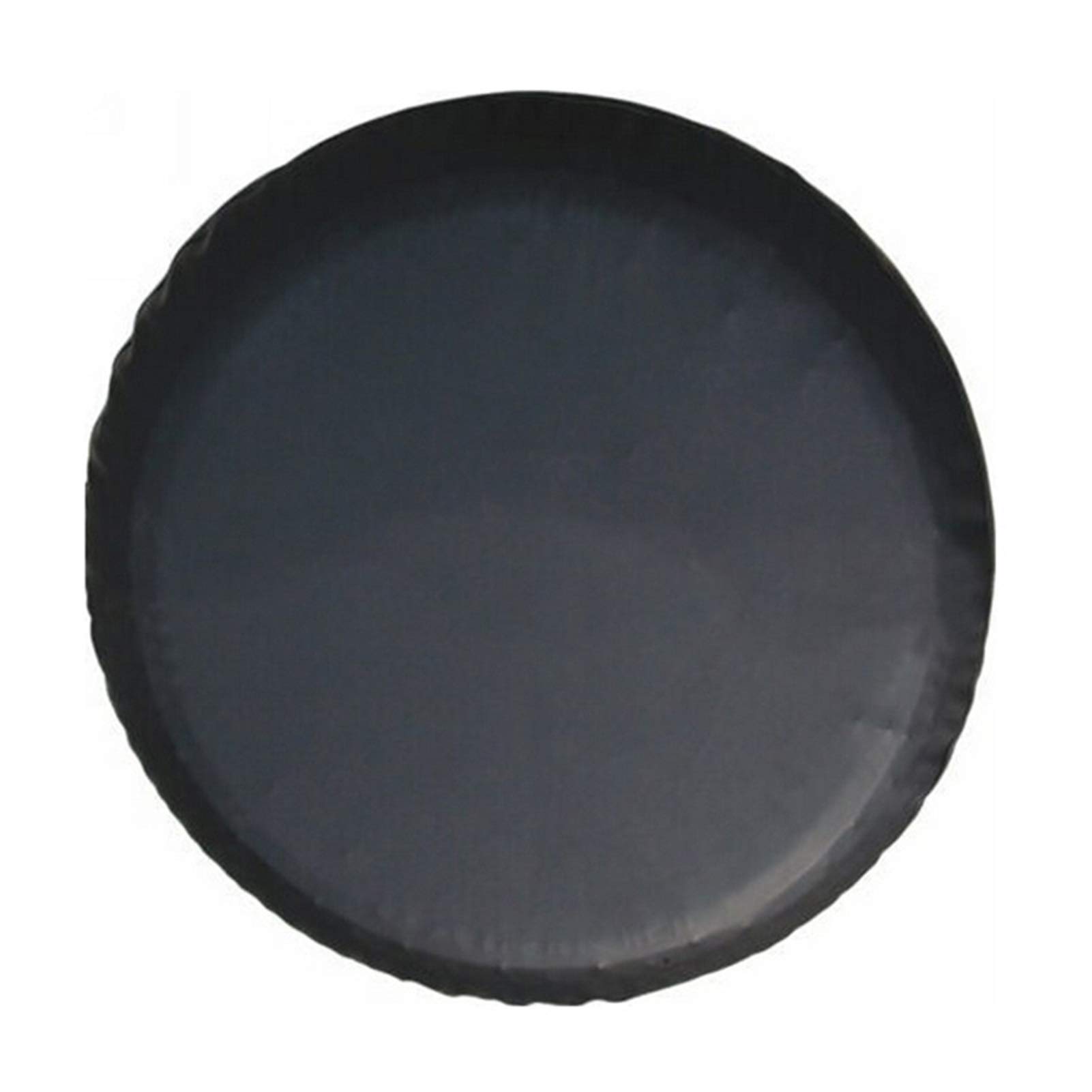 Reserveradabdeckung,Reifentaschen Räder Zubehör Vinyl PU Ersatzreifen-Reifen-Rad-Abdeckung Pure Black Größe S M L XL Fit for Toyota Suzuki Jeep Ersatzreifen(M) von Ymnilian