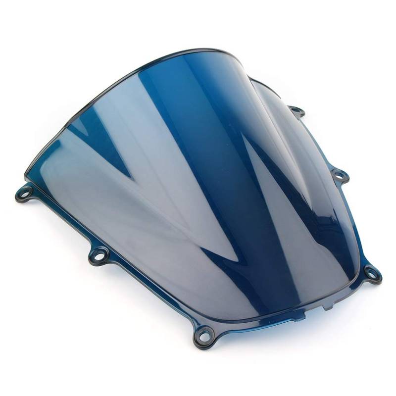 Windschild Motorrad,Motorrad Windschild Motorrad Windschutzscheibe Windschutzscheibe Spoiler Air Deflektor Roller Windschutzkratzer Kratzfest(Blue) von Ymnilian