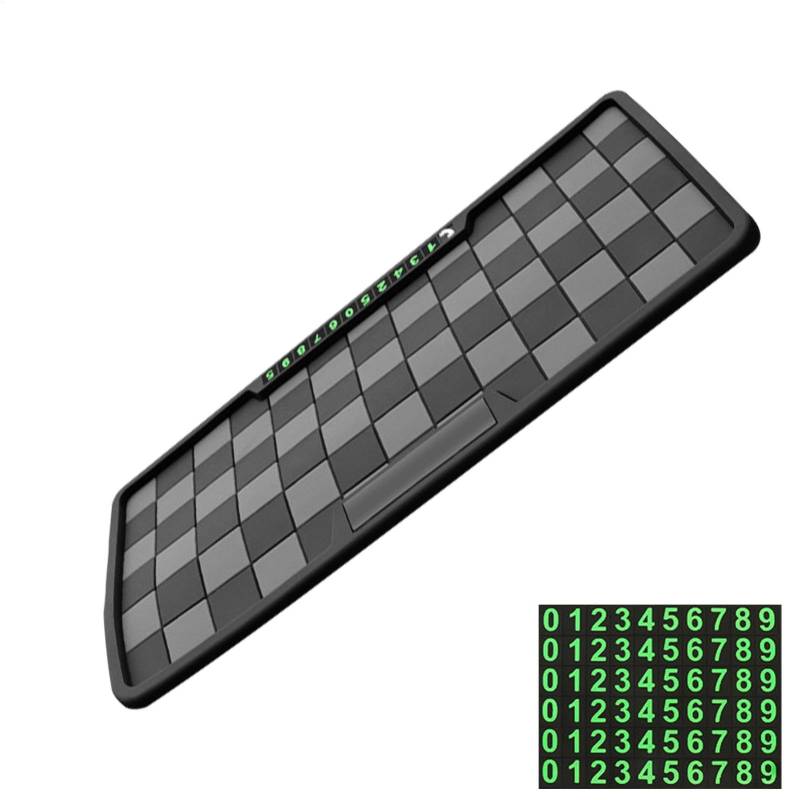 Anti-Rutsch-Armaturenbrett Teppich, Aufbewahrungskissen für Auto Armaturenbrett, multifunktionale Auto Anti-Rutsch-Matte, Armaturenbrett Fach für elektronische Geräte von Ynnhik