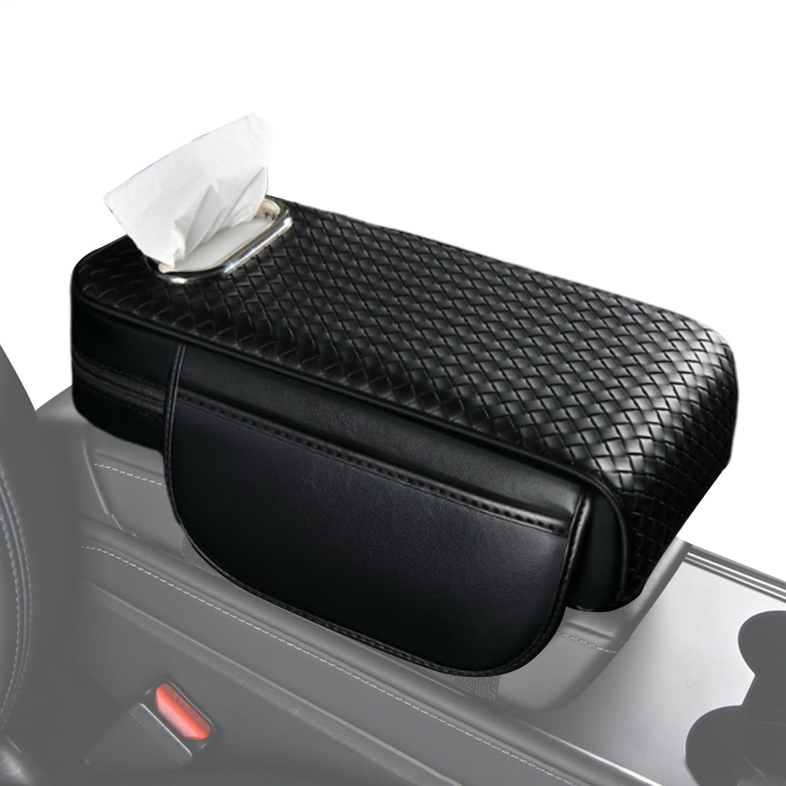 Armlehne Abdeckung für Auto,Auto Armlehne Abdeckung, Aufbewahrungsbox innerhalb der Armlehne Abdeckung Leder, Fahrzeugarmlehnen-Boxschutz mit 2 Seitentaschen für Auto SUV Limousine Armlehne Abdeckung für Auto,Auto Armlehne Abdeckung, Aufbewahrungsbox innerhalb der Armlehne Abdeckung Leder, Fahrzeugarmlehnen-Boxschutz mit 2 Seitentaschen für Auto SUV Limousine von Ynnhik