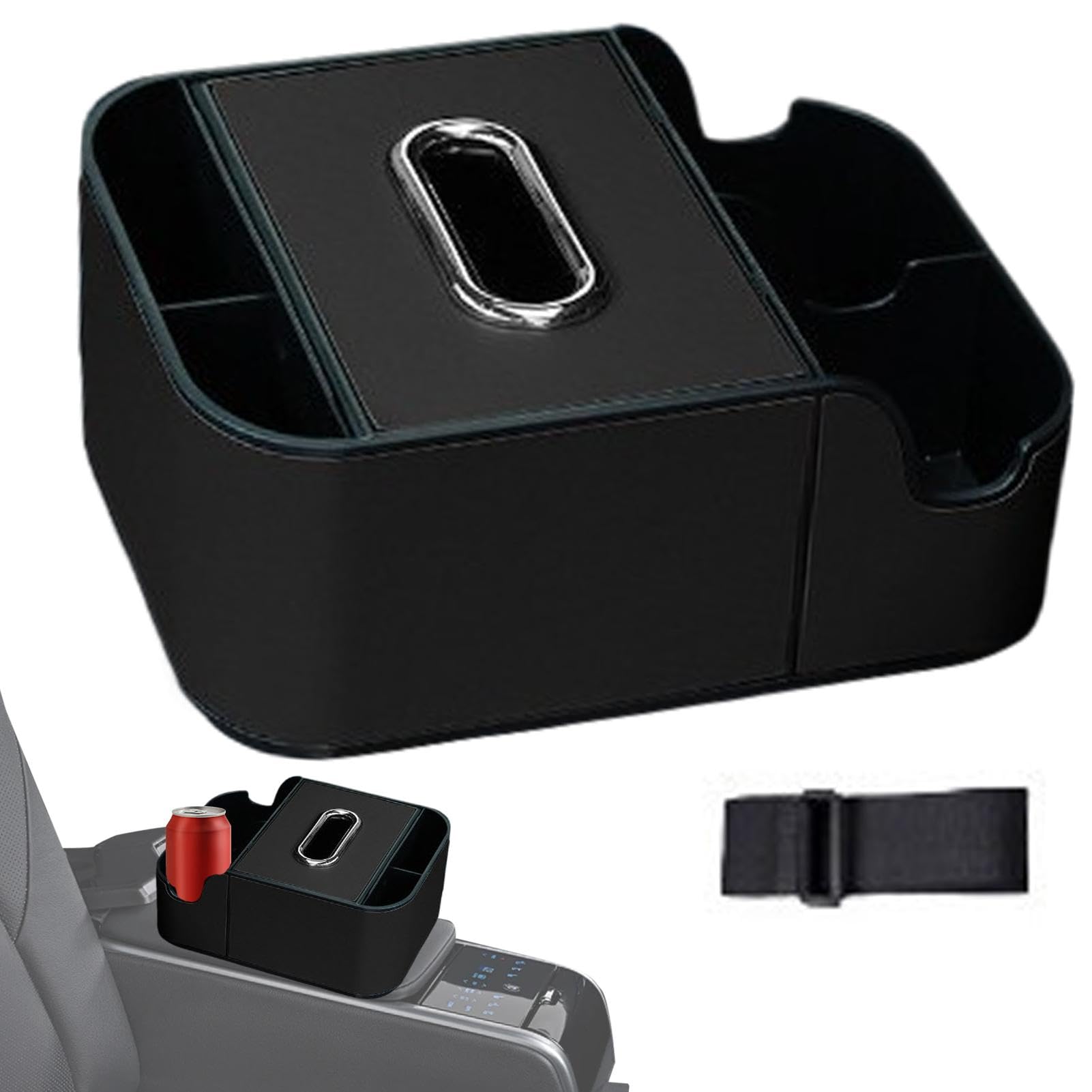 Armlehne Konsole Aufbewahrungsbox,Autositz Armlehne Aufbewahrungsbox, Autositz Armlehnenbox, Auto Armlehnen-Organisator Auto, 2 Getränkebecherhalter, Tissue Box für Gewebe, Platzieren von Getränken Armlehne Konsole Aufbewahrungsbox,Autositz Armlehne Aufbewahrungsbox, Autositz Armlehnenbox, Auto Armlehnen-Organisator Auto, 2 Getränkebecherhalter, Tissue Box für Gewebe, Platzieren von Getränken von Ynnhik
