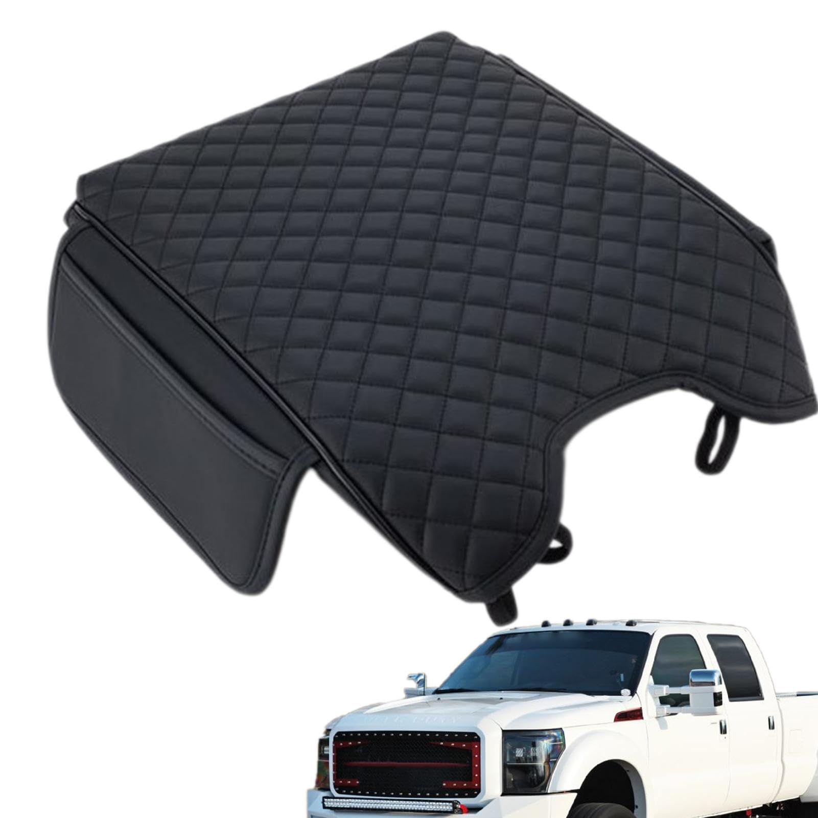 Auto-Center Konsole Abdeckung, Auto Armlehne Pad,PU-Leder kratzfeste Mitte-Konsole Abdeckung | Schwarze Armlehne mit Aufbewahrungstasche für Pendeln, Reisen, Alltag Auto-Center Konsole Abdeckung, Auto Armlehne Pad,PU-Leder kratzfeste Mitte-Konsole Abdeckung | Schwarze Armlehne mit Aufbewahrungstasche für Pendeln, Reisen, Alltag von Ynnhik