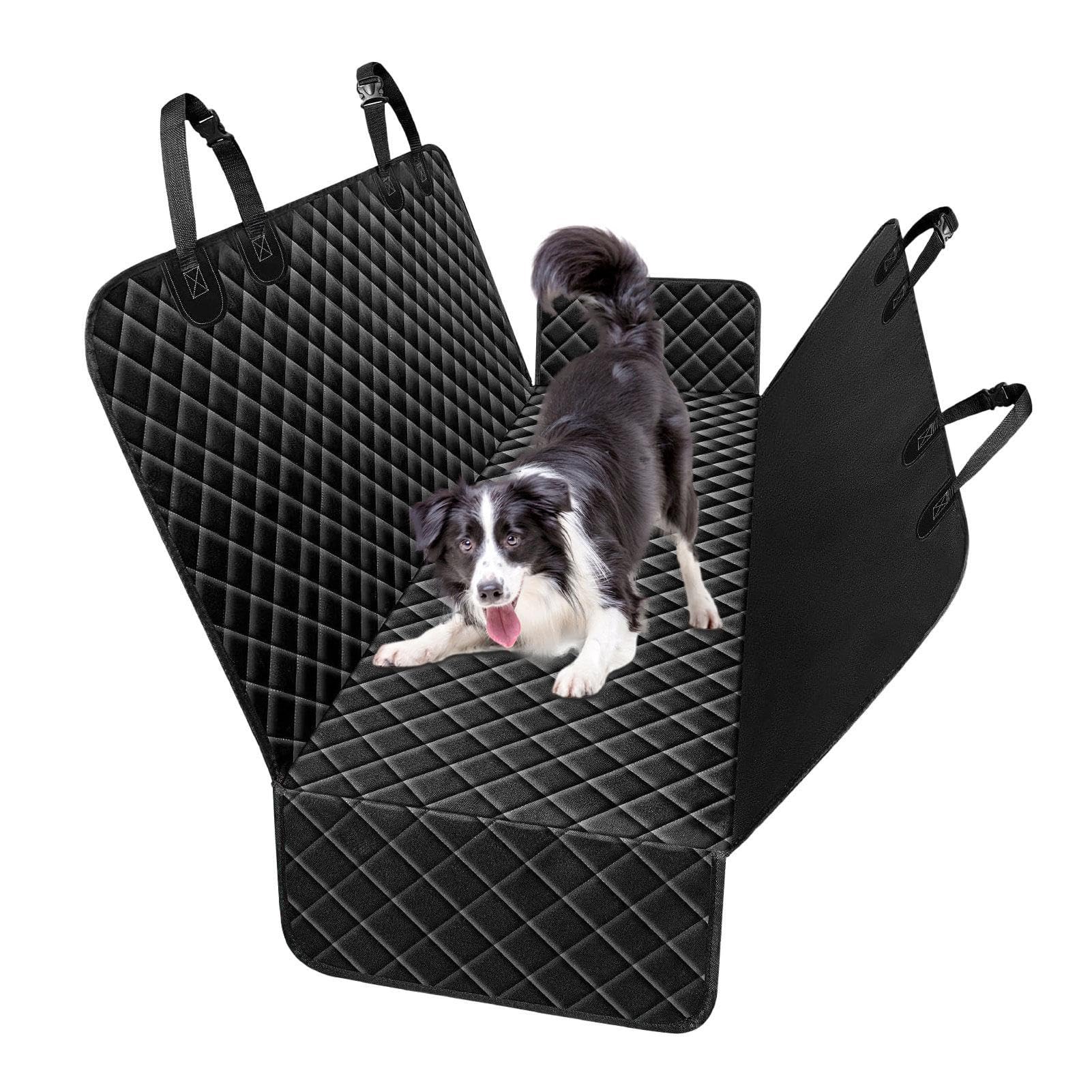 Auto-Hundeschutz, Rücksitz Hundeschutz - 600D Oxford Hundestuhl Abdeckung Anti-Rutsch-Rücksitzabdeckung,Hundewagen-Hängematte, wasserdichtes Rücksitzkissen für Haustiere, Hunde, Katzen, Welpen Auto-Hundeschutz, Rücksitz Hundeschutz - 600D Oxford Hundestuhl Abdeckung Anti-Rutsch-Rücksitzabdeckung,Hundewagen-Hängematte, wasserdichtes Rücksitzkissen für Haustiere, Hunde, Katzen, Welpen von Ynnhik