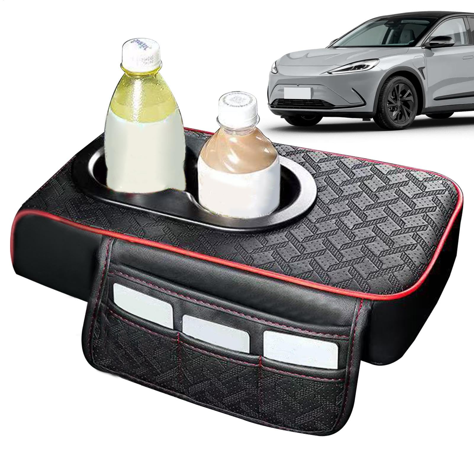 Auto-Konsolen-Abdeckung,Armlehne Abdeckung für Auto | Mittelkonsole Becherhalter Multifunktions-Auto-Armlehne - Bequeme Autoregel, Armlehnen-Aufbewahrungsbox für Frauen, Männer Auto-Konsolen-Abdeckung,Armlehne Abdeckung für Auto | Mittelkonsole Becherhalter Multifunktions-Auto-Armlehne - Bequeme Autoregel, Armlehnen-Aufbewahrungsbox für Frauen, Männer von Ynnhik