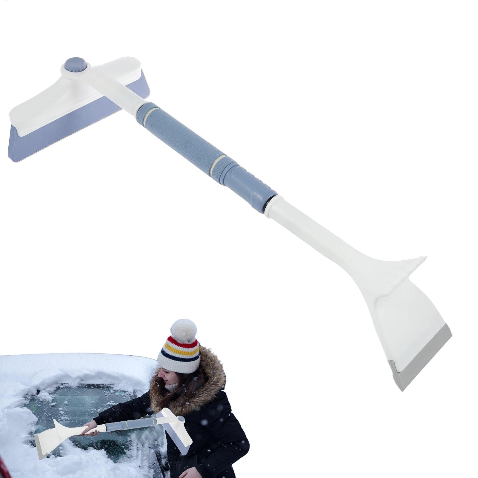 Auto Schneeschaber und Bürste,Eiskratzer für Auto Windschutzscheibe, Winterreinigungswerkzeuge für Auto, Automatische ausziehbare Schneebürste, Autofenster für Glas, Spiegel, Windschutzscheiben Auto Schneeschaber und Bürste,Eiskratzer für Auto Windschutzscheibe, Winterreinigungswerkzeuge für Auto, Automatische ausziehbare Schneebürste, Autofenster für Glas, Spiegel, Windschutzscheiben von Ynnhik