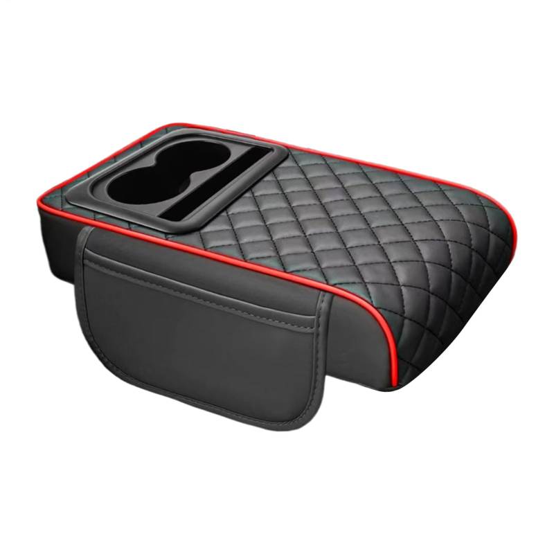 Center Console Cup Holder, Armreste Abdeckung für Auto,Bequeme Autokonsole mit Becherhalter | Ergonomisches Autozubehör für das tägliche Pendeln von Ynnhik