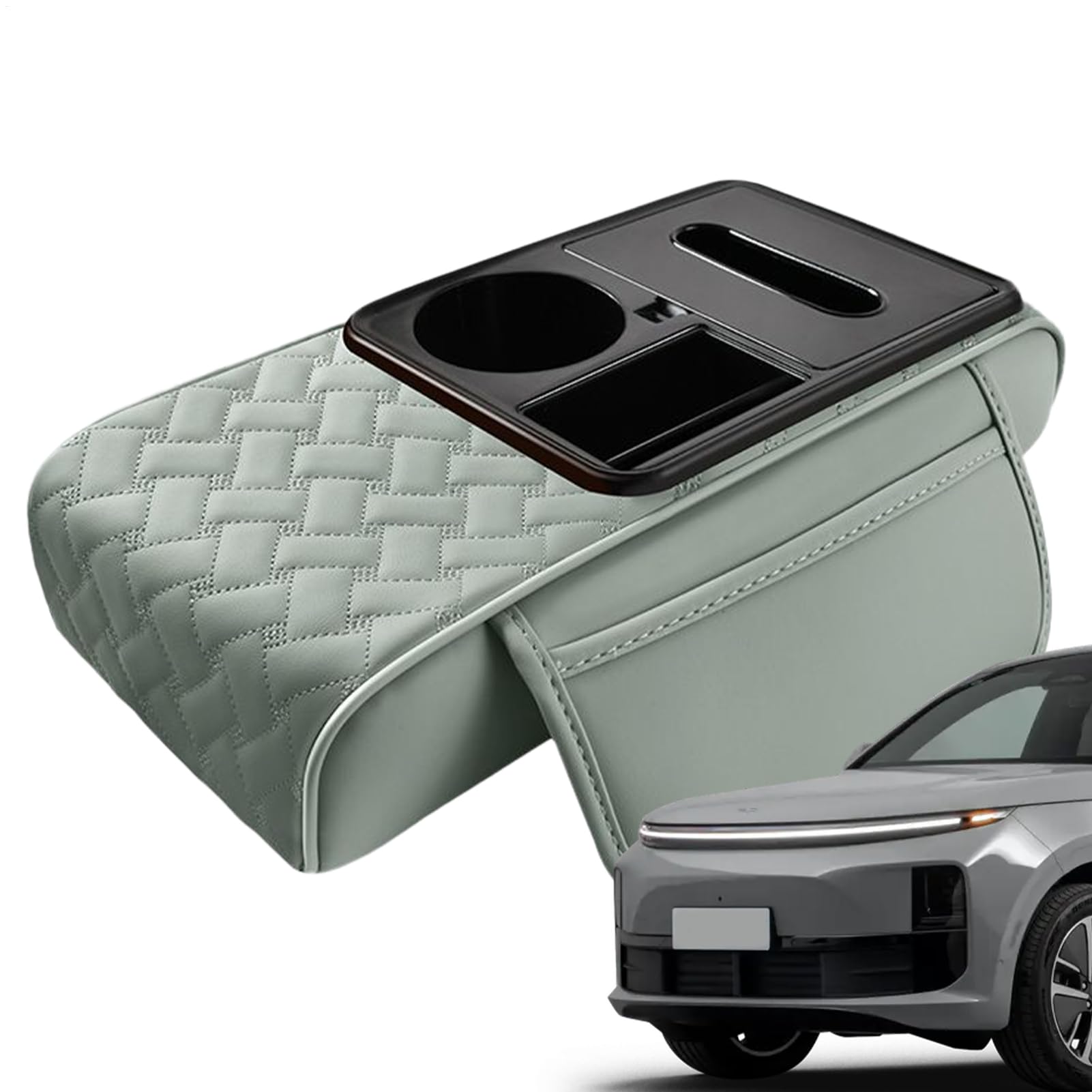 Center Console Cup Holder, Waterproof Car Tissue Box - Multifunktionale Zentrum Konsolenabdeckung, Auto Booster Cushion für Reisenständer tragen und Tränen: Qualität Handwerk und Liebe zum Detail Center Console Cup Holder, Waterproof Car Tissue Box - Multifunktionale Zentrum Konsolenabdeckung, Auto Booster Cushion für Reisenständer tragen und Tränen: Qualität Handwerk und Liebe zum Detail von Ynnhik