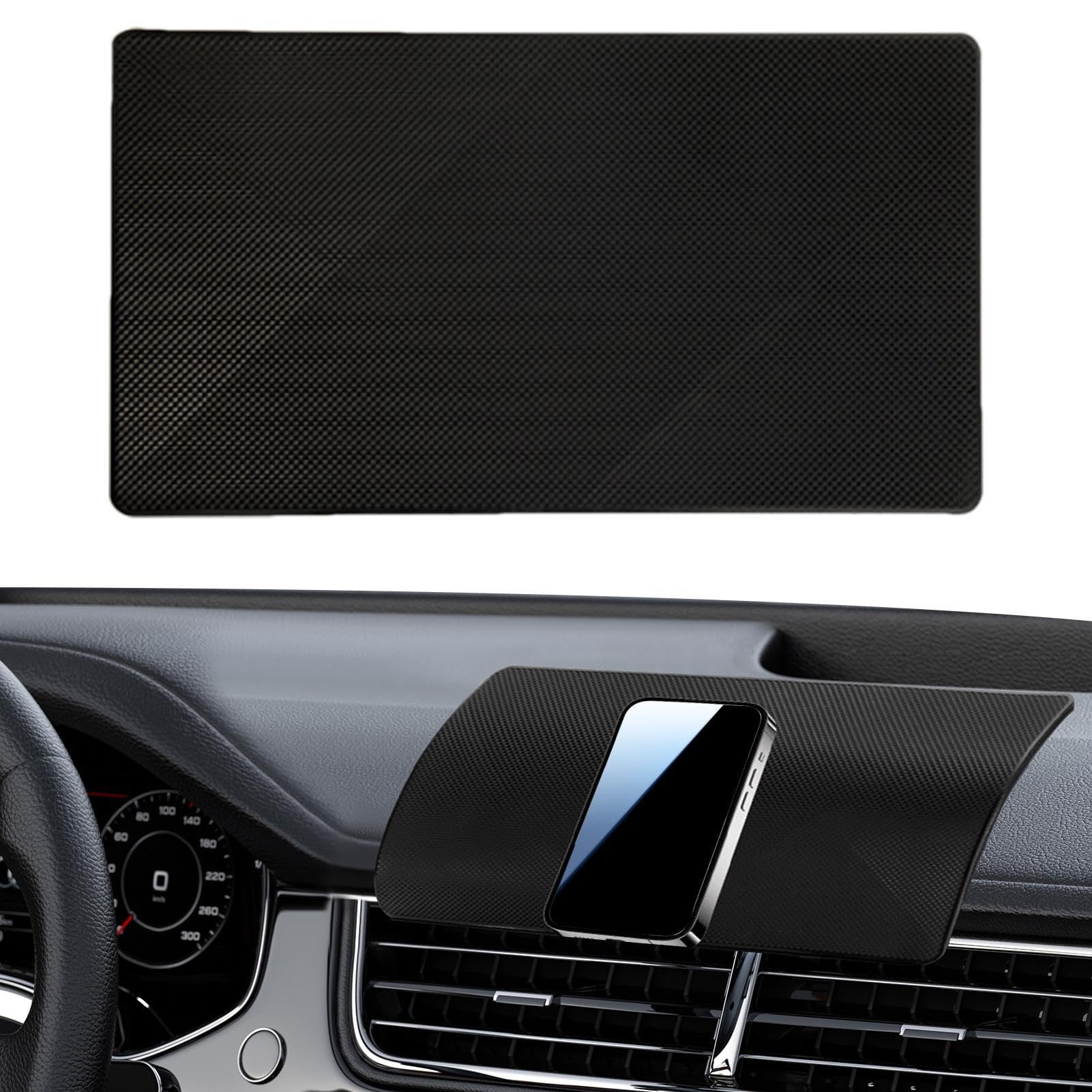 Dashboard Sticky Pad, Anti-Rutsch-Matte für Auto Armaturenbrett,Anti-rutschfesten PVC-Armaturenbrett Matte für Auto | Multifunktions-Sticky Pad, elastische Auto Innenausstattung Zubehör für Dashboard Sticky Pad, Anti-Rutsch-Matte für Auto Armaturenbrett,Anti-rutschfesten PVC-Armaturenbrett Matte für Auto | Multifunktions-Sticky Pad, elastische Auto Innenausstattung Zubehör für von Ynnhik