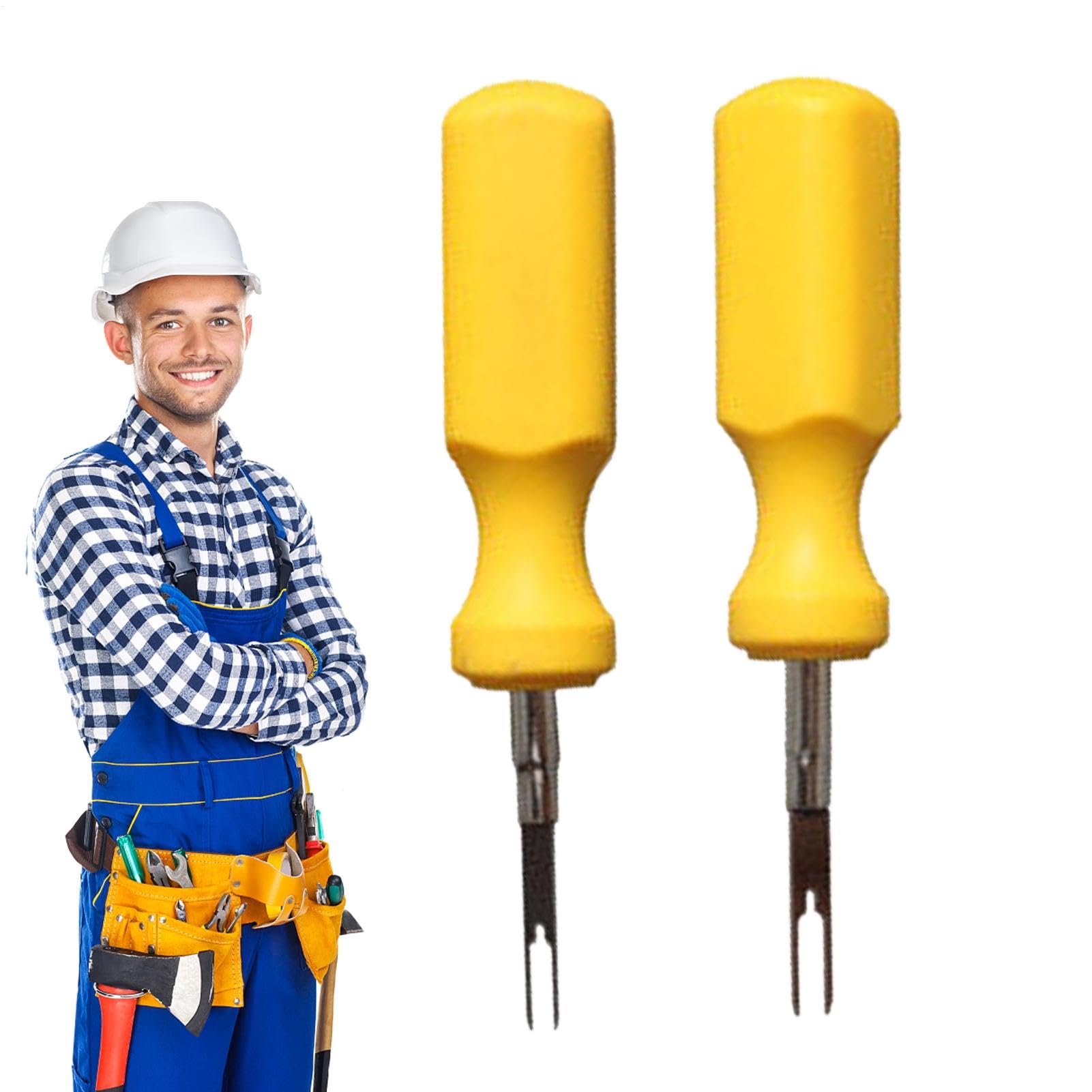 Draht-Anschluss-Entfernungswerkzeug, Auto Depinning Werkzeug-Set - 2mm 3mm Fahrzeug Innenanschluss Freisetzung Puller Set für LKW Draht-Anschluss-Entfernungswerkzeug, Auto Depinning Werkzeug-Set - 2mm 3mm Fahrzeug Innenanschluss Freisetzung Puller Set für LKW von Ynnhik