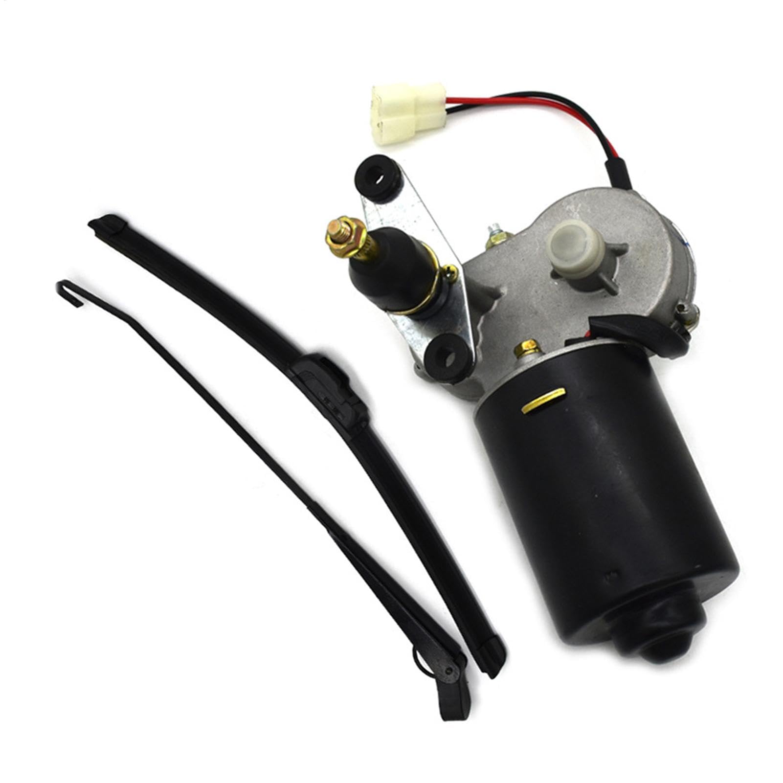 Elektrische Scheibenwischer Kit,12V Elektrische Scheibenwischer,Wischermotor Set Scheibenwischer | 12V Elektromotor, Power Wiper Kit Ersatzteile, Fensterwischer, Fahrzeugtrockner für Dreiräder, UTV Elektrische Scheibenwischer Kit,12V Elektrische Scheibenwischer,Wischermotor Set Scheibenwischer | 12V Elektromotor, Power Wiper Kit Ersatzteile, Fensterwischer, Fahrzeugtrockner für Dreiräder, UTV von Ynnhik