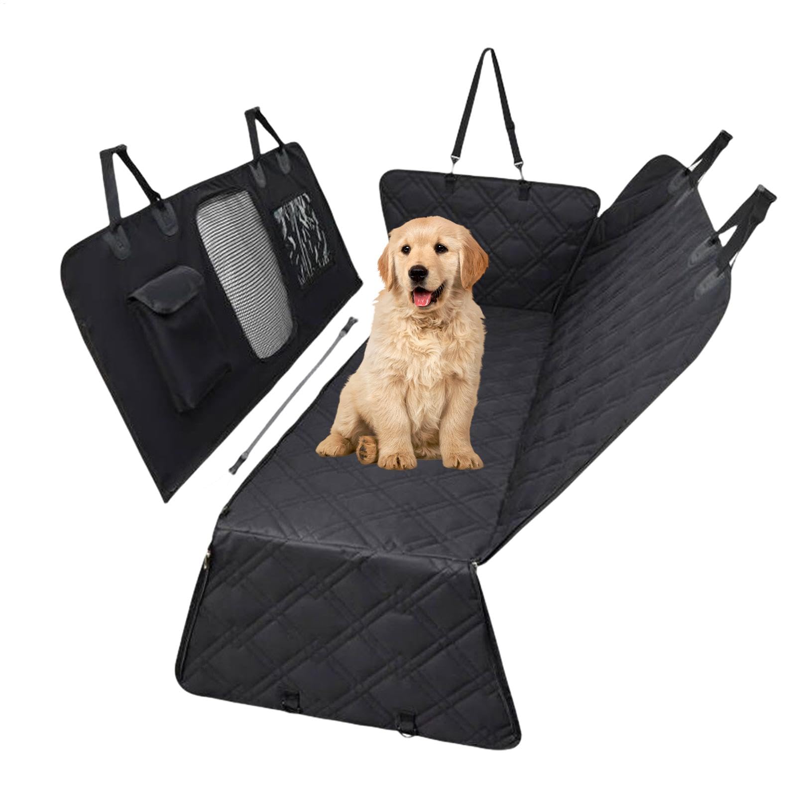 Hundefahrzeug-Sitzbezug für Rücksitz | Rücksitz-Extender für Hunde | Großer Platz Sitzbezug Wasserdicht rutschfest, Universalsitz für Auto Hundeanhänger für Auto, SUV, LKW Hundefahrzeug-Sitzbezug für Rücksitz | Rücksitz-Extender für Hunde | Großer Platz Sitzbezug Wasserdicht rutschfest, Universalsitz für Auto Hundeanhänger für Auto, SUV, LKW von Ynnhik