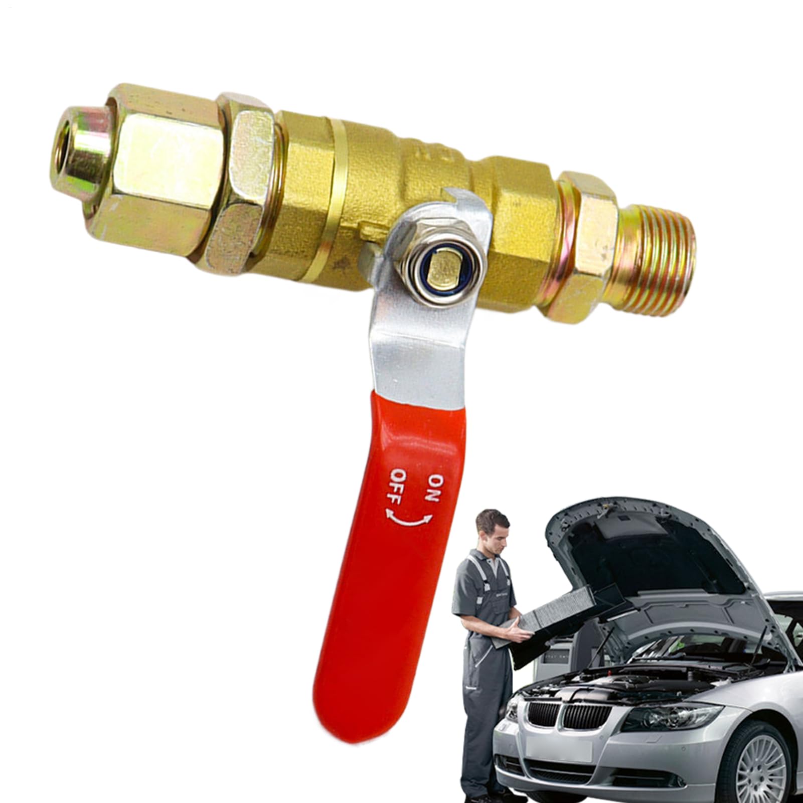 Luftbremsventil, Luftkompressor Ventil ausschalten - Bremsventilschlauchanordnung - Heavy leistungsstarke integrierte hydraulische Teile für die meisten Automodelle Fahrzeuge, LKW Luftbremsventil, Luftkompressor Ventil ausschalten - Bremsventilschlauchanordnung - Heavy leistungsstarke integrierte hydraulische Teile für die meisten Automodelle Fahrzeuge, LKW von Ynnhik