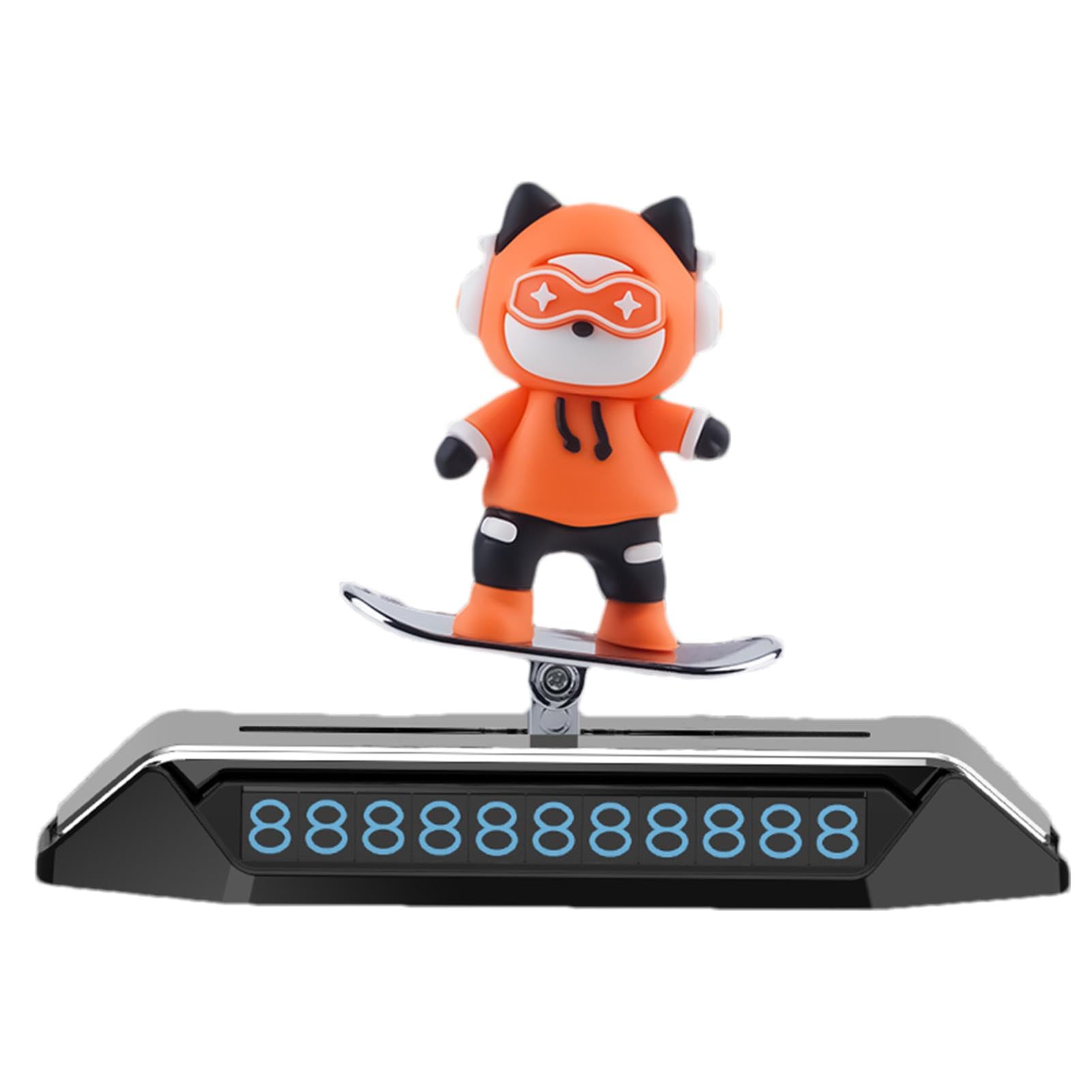 Temporäre Parknummer für Auto - Auto-Lufterfrischer Nummernschild Cartoon Skateboard Cat Car Phone Nummernschild | Temporäre Parknummer für Auto - Auto-Lufterfrischer Nummernschild Cartoon Skateboard Cat Car Phone Nummernschild | von Ynnhik