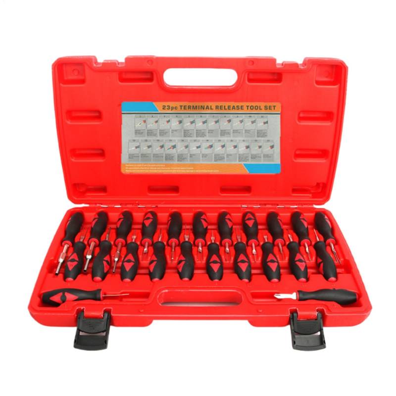 Terminal Removal Tool Kit, 23x Terminal Entferner - Heavy Duty Draht-Freigabe-Versorgung, Kabelstecker Picking Nadel Extractor für Automotive Haushaltsgeräte von Ynnhik