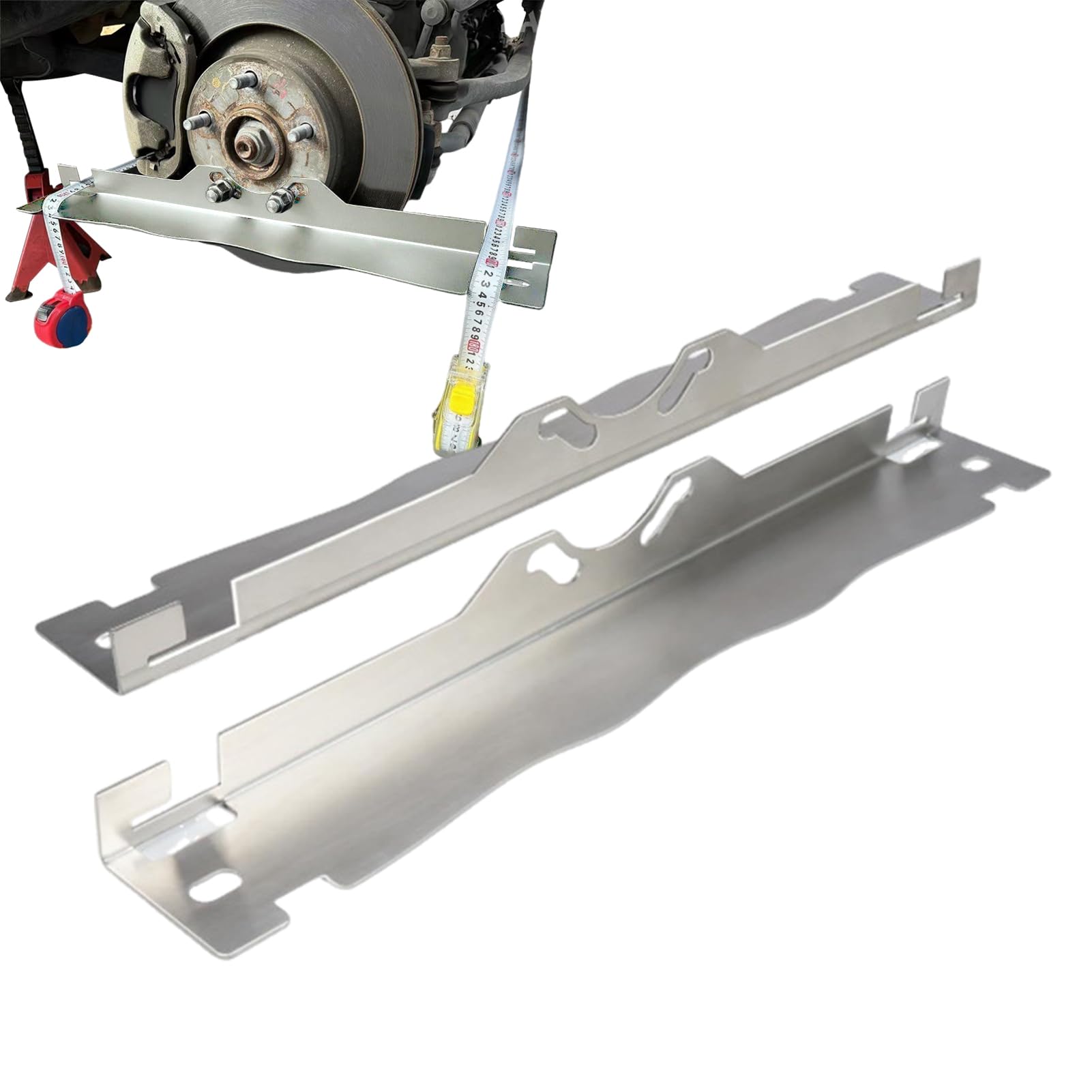 Toolplatte Radausrichtungen, Zehenausrichtungswerkzeug - 2x Edelstahlrad -Zehenausrichtungsplatten - Schwerwiegendes Automobil-Front-End-Tool für die meisten Auto Zehenausrichtungswerkzeugplatten Toolplatte Radausrichtungen, Zehenausrichtungswerkzeug - 2x Edelstahlrad -Zehenausrichtungsplatten - Schwerwiegendes Automobil-Front-End-Tool für die meisten Auto Zehenausrichtungswerkzeugplatten von Ynnhik