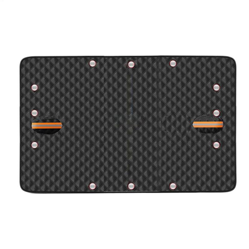 Windshield Snow Protector Abdeckung, Frost Eis Windscreen Abdeckungen | Auto Winter Magnetic Schneedeckel,Eingebaute Diebstahlschutz Frostschutz für kleine Autos, SUVs, Limousine, Wohnmobile und LKW von Ynnhik