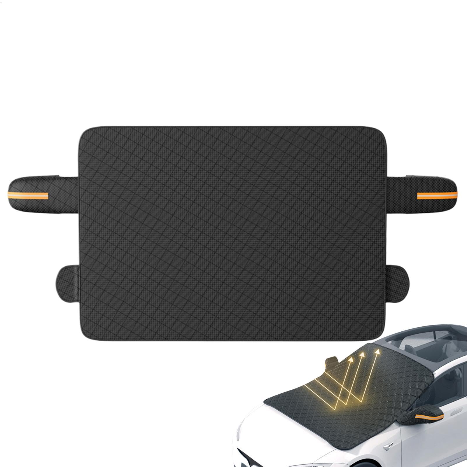 Winter-Windschutzscheibe, Windschutzscheibe Ice Protector Abdeckung - Frost Schild Windshield Abdeckung - Verdickter Schneewindschutzschutz, Gleitschutzscheibe Abschirmung mit magnetischen Kanten für Winter-Windschutzscheibe, Windschutzscheibe Ice Protector Abdeckung - Frost Schild Windshield Abdeckung - Verdickter Schneewindschutzschutz, Gleitschutzscheibe Abschirmung mit magnetischen Kanten für von Ynnhik