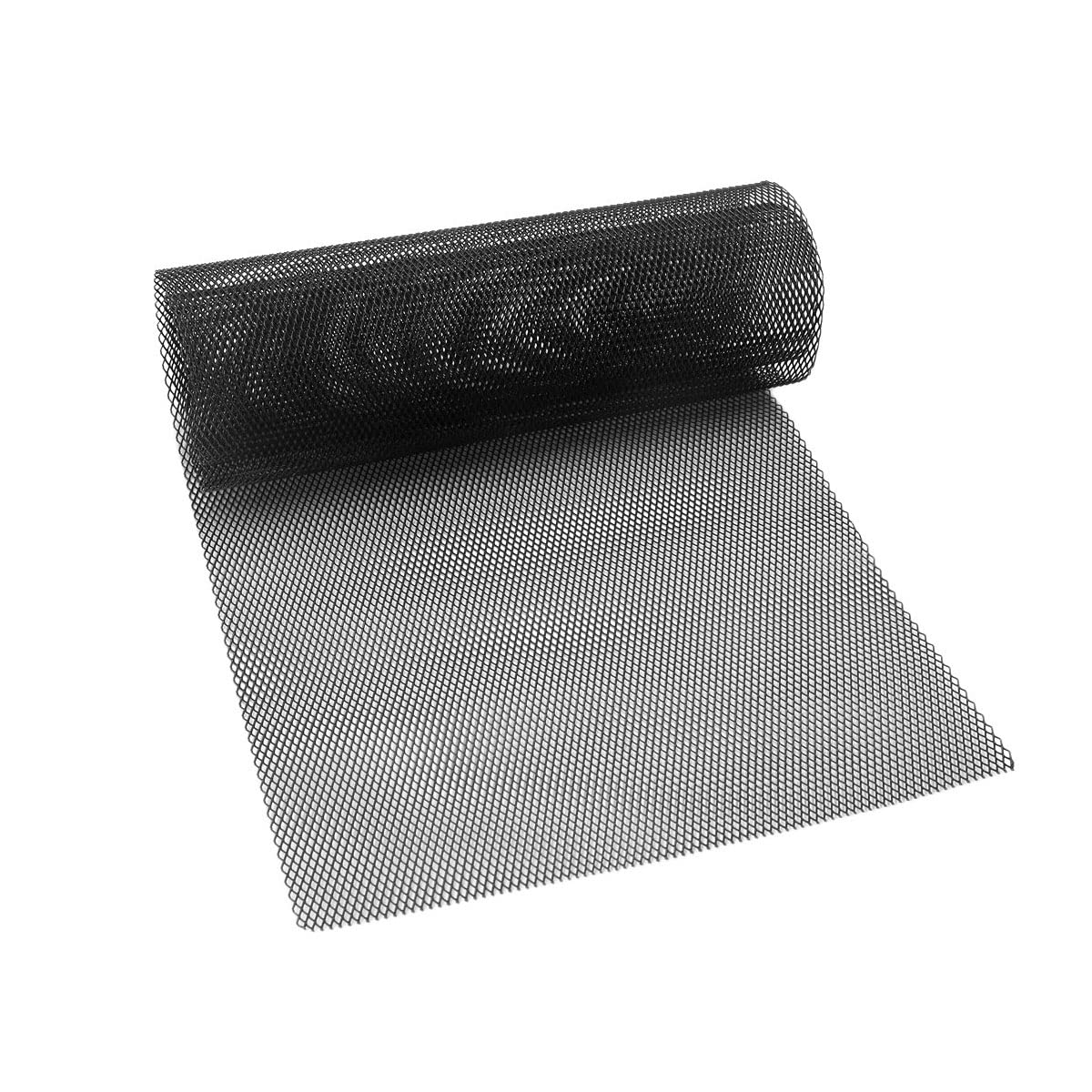 Aluminium Mesh Grille, 100 * 33cm Universales Auto Renngitter Netzentlüftung Tuning Langlebiges Wabengitter für Stoßstange (3 * 6MM Loch) von Ynzeyx