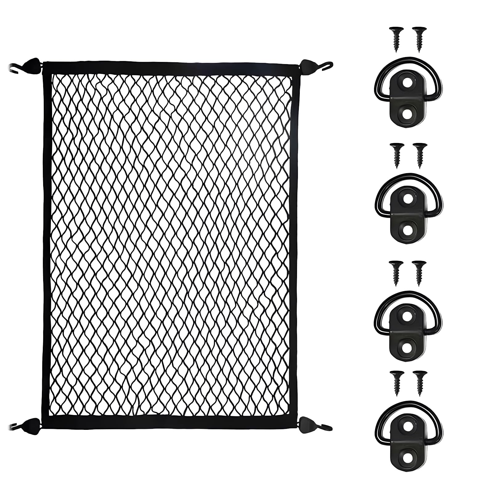 Yoedge Kofferraumnetz Gepäcknetz Auto-80 x 100 cm Kofferraumnetz Gepäcknetz,Gepäcknetz Wohnmobil,Universal Auto Netz mit 4 massiven Haken, Gepäcknetz für die meisten Autos geeignet Yoedge Kofferraumnetz Gepäcknetz Auto-80 x 100 cm Kofferraumnetz Gepäcknetz,Gepäcknetz Wohnmobil,Universal Auto Netz mit 4 massiven Haken, Gepäcknetz für die meisten Autos geeignet von Yoedge