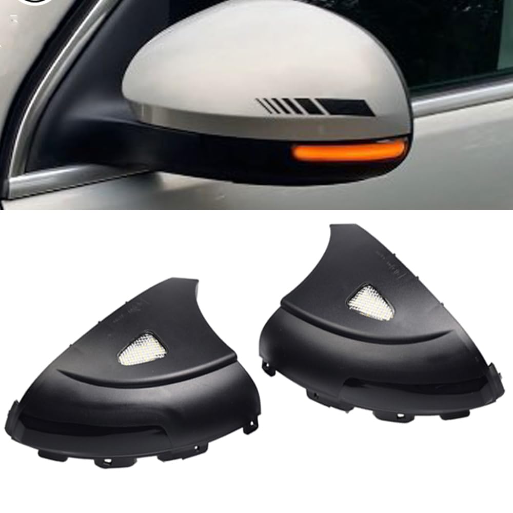 Yoegerery Dynamische LED Blinker für Außenspiegel für VW Tiguan MK1 2008-2016 und VW Sharan 2012-2015, Schwarz, Sequentielles Blinken, Plug-and-Play, Paar Yoegerery Dynamische LED Blinker für Außenspiegel für VW Tiguan MK1 2008-2016 und VW Sharan 2012-2015, Schwarz, Sequentielles Blinken, Plug-and-Play, Paar von Yoegerery