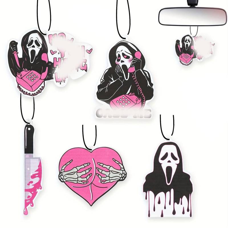 Yoimckay 5 Stück Niedlich Auto Innenraum Rückspiegel Charms Ornament, Acryl Auto Rückspiegel Zubehör, Kawaii Nette Anhänger Auto Rückspiegel Zubehör für Auto Hängende Dekoration von Yoimckay