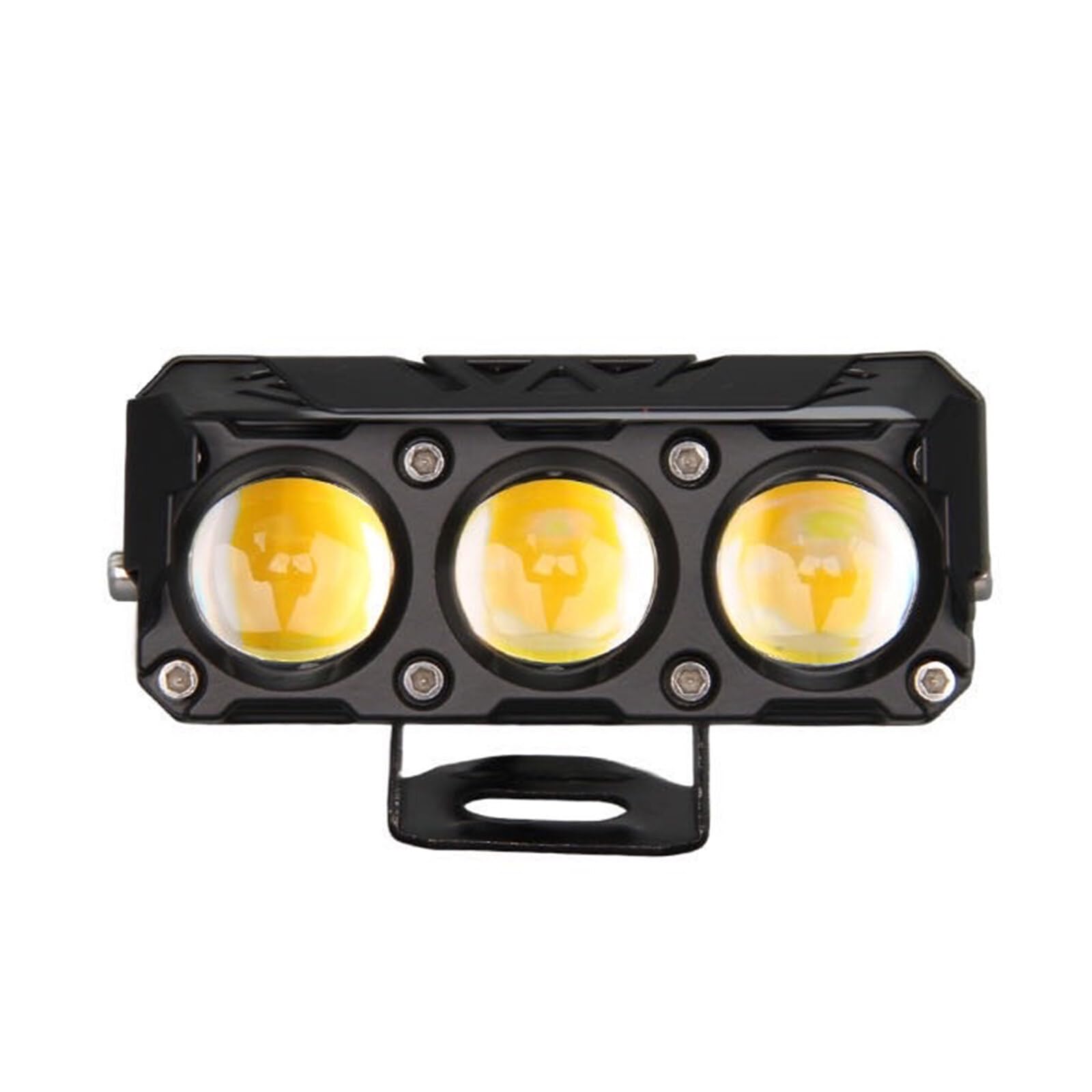 Yolispa Motorrad Zusatzscheinwerfer Nebelscheinwerfer, Drei Lichtmodi Led Arbeitsscheinwerfer Traktor, Drei Linsen LED Arbeitsscheinwerfer Für Offroad LKW Traktor Yolispa Motorrad Zusatzscheinwerfer Nebelscheinwerfer, Drei Lichtmodi Led Arbeitsscheinwerfer Traktor, Drei Linsen LED Arbeitsscheinwerfer Für Offroad LKW Traktor von Yolispa