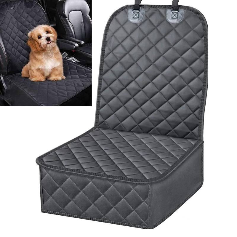 Yolispa Vordersitzbezug für Hunde Sitzbezug des Autos für Haustier Wasserdicht Non-Skid Auto Hund Sitz Schutzhülle Pet Autositzbezug Passt Die Meisten Autos LKW von Yolispa