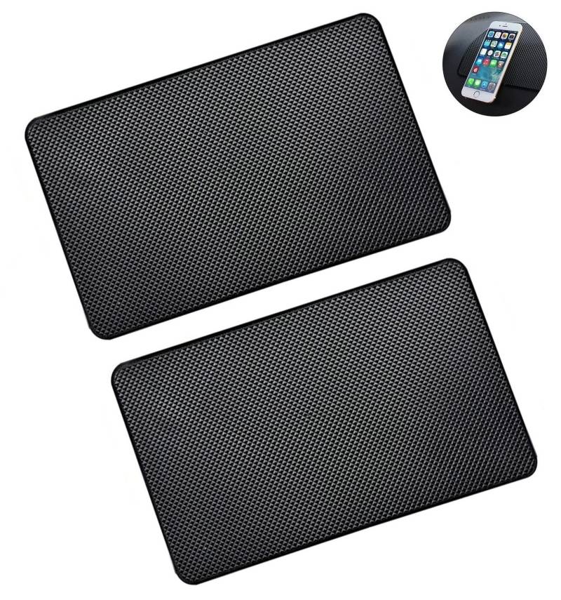 KFZ Halterung Anti-Rutsch Matte, Antirutschmatte für Armaturenbrett, PVC Handy Anti-Rutsch Pad, Auto Matte Armaturenbrett Klebrige Klebematte für Handy Sonnenbrille von Yomiin