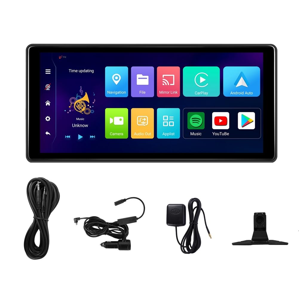 Yominerr 10,36 Android-Automonitor 4+64G WiFi Multimedia-Player Kabelloses Carplay Android Auto GPS-Navigation AUX/FM Auto-Audio Yominerr 10,36 Android-Automonitor 4+64G WiFi Multimedia-Player Kabelloses Carplay Android Auto GPS-Navigation AUX/FM Auto-Audio von Yominerr