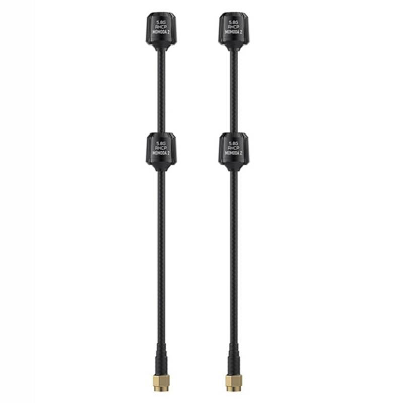 Yominerr 2PCS Momoda2 5.8G Dual Antenna RHCP RHCP/LHCP SMA Dual-Core RF für DIY RC FPV Drohne Quadcopter Freestyle Zubehör von Yominerr