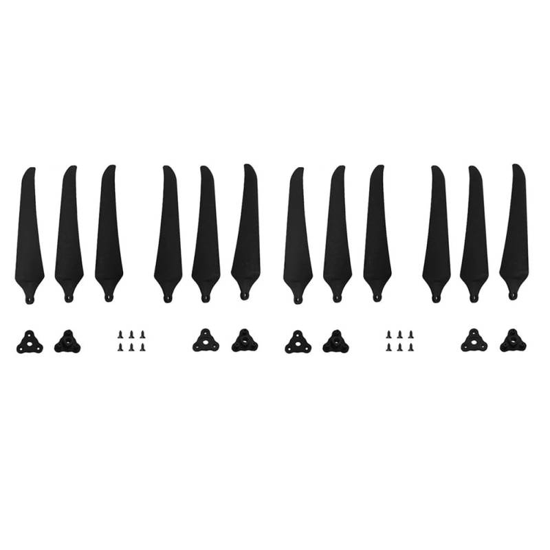Yominerr 2Paar (2CW+2CCW) F1051 10 -Propeller für FPV 10 Langstrecken-Drohnen-Propeller Teile 3-Blatt von Yominerr